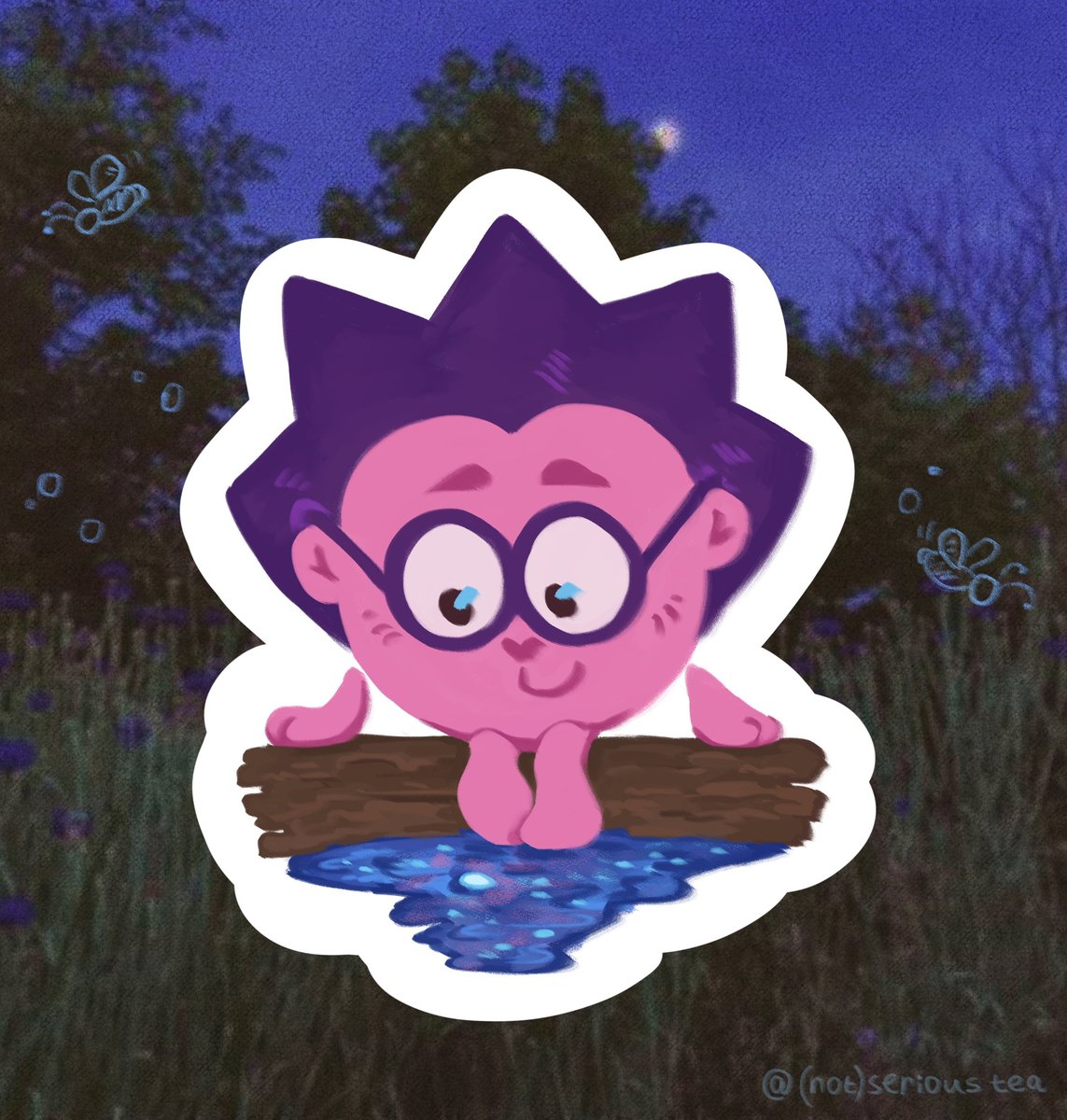 NotSeriousTea's tweet image. ночь, луна, светлячки...

#art #смешарики #kikoriki 💫