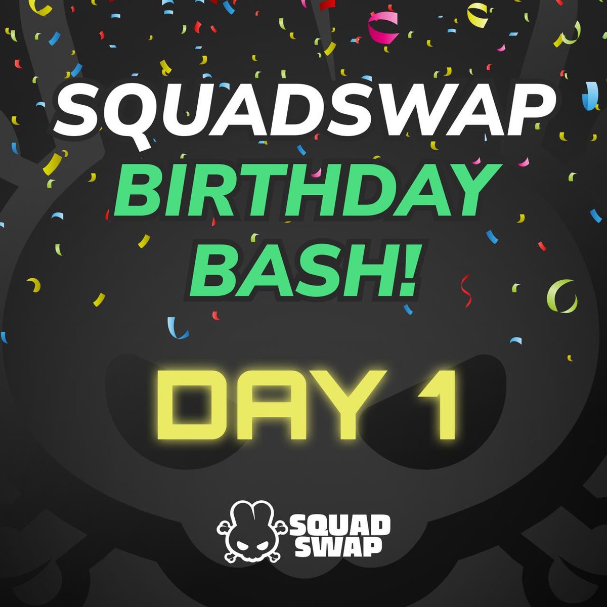 Squad_Swap's tweet image. SquadSwap has turned 2 &amp;amp; it’s time for a birthday celebration! 🎊

Get ready Squaddies! Participate in Day 1 celebration👇

     🔸 Follow, Like &amp;amp; Quote Retweet this tweet!

🥂5 People will win 10$ in $SQUAD each!

➕ Join, Play &amp;amp; Win up to 200 $SQUAD every day! Be ready at 17:00…
