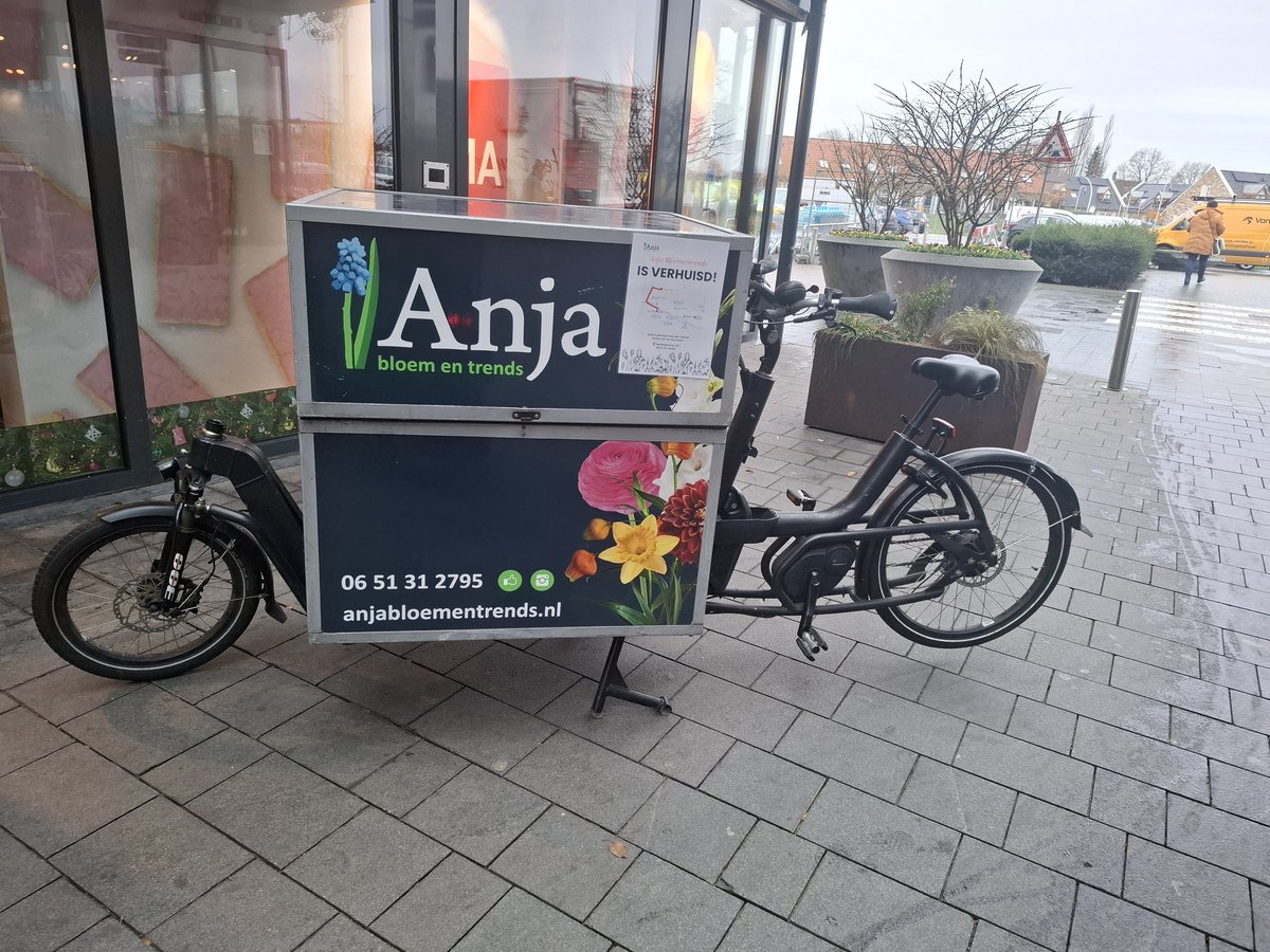 Een bakfiets gebruiken voor een verhuisbericht 😀