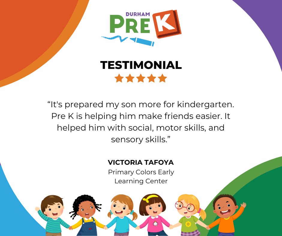 It's time for another Testimonial Tuesday! 👏

Today, our testimonial is from Victoria at Primary Colors. Victoria shares how the program has prepared her son for kindergarten through social, motor, and sensory skills! We know your son will do great in Kindergarten, Victoria.