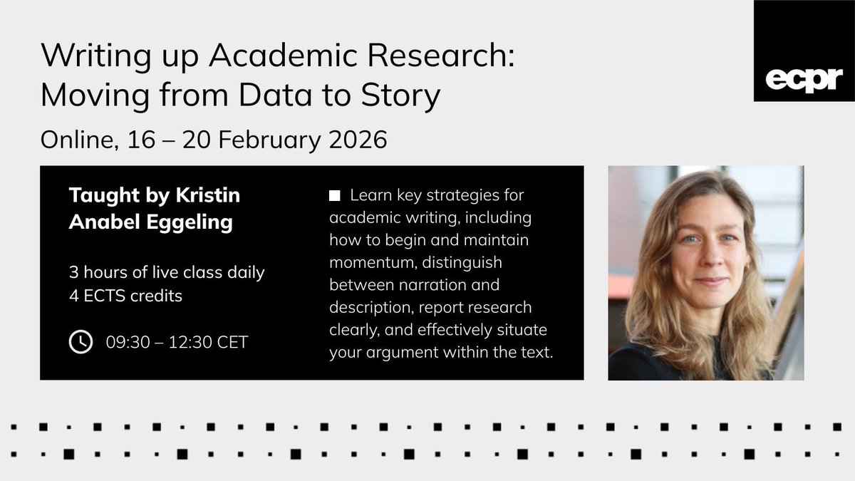 European Consortium for Political Research tweet media