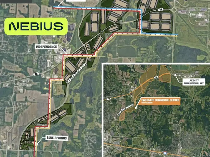 🚨 **BREAKING: $NBIS GOES ALL IN ON AI INFRA!** 🚨Nebius just snapped up 398 prime acres in Independence, MO — right next to NorthPoint’s EastGate Commerce Center.

The endgame? A MASSIVE 800 MW AI data center campus with 8–10 purpose-built facilities.

And here’s the kicker: The