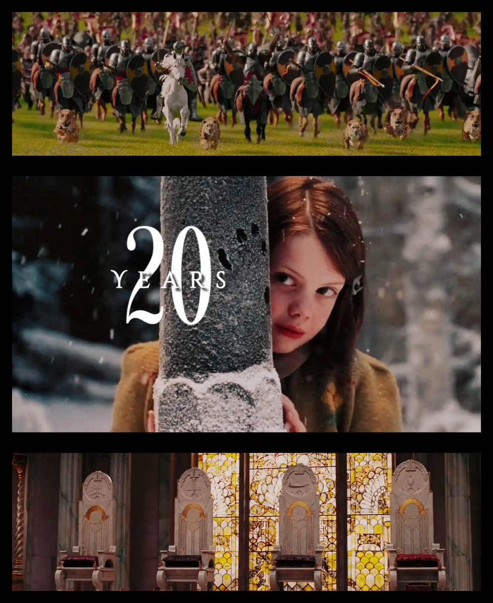 OnceANarnian's tweet photo. Celebrating 20 Years of The Chronicles of #Narnia: The Lion, The Witch &amp; The Wardrobe film✨ Forever grateful to every part of the cast &amp; crew -for every stick &amp; stone (every icicle)- for creating this beautiful, timeless piece of magic for us 
🫶🏻✨ https://t.co/D2rKwsxaVw