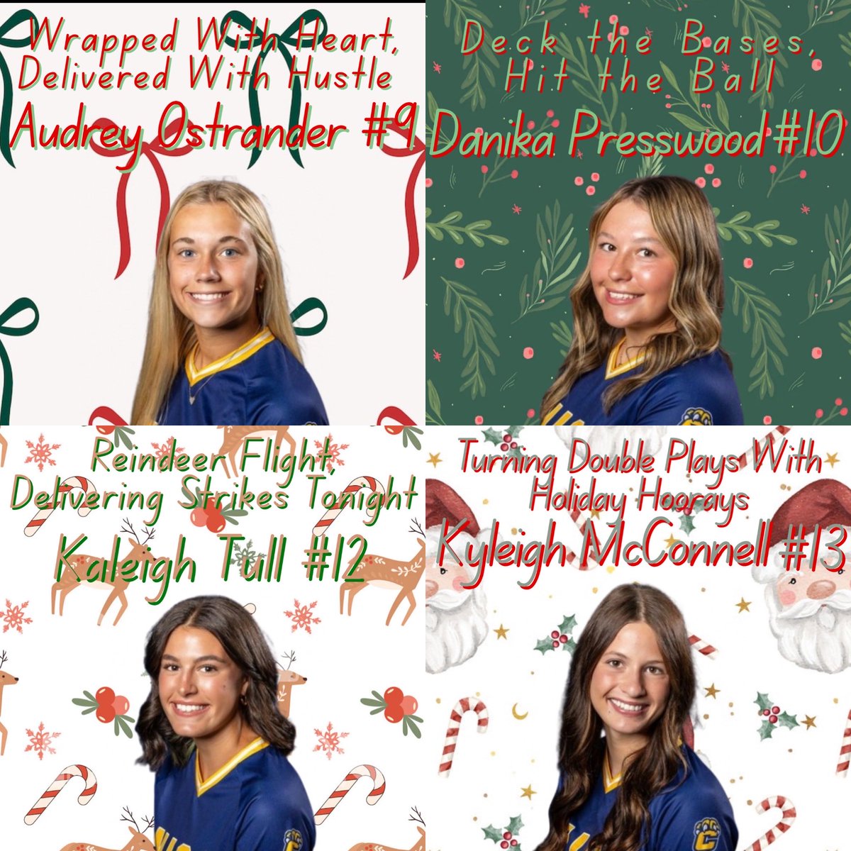 nicc_sb's tweet photo. 16 Players &amp; 16 Days Until Christmas…Holiday Cards NICC SB Edition🥰
@nicc_cougars https://t.co/173CEksaGn