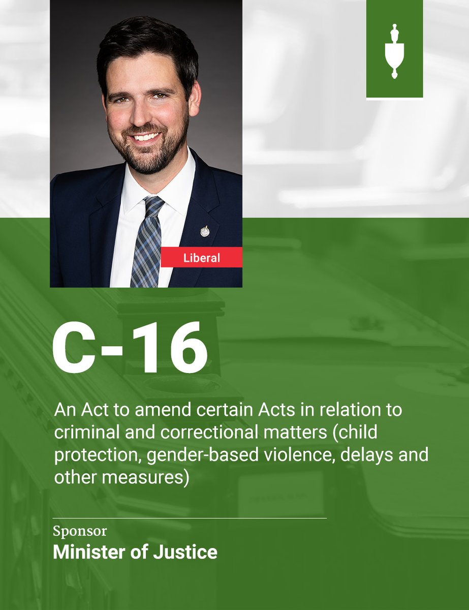 HoCChamber's tweet image. .@SeanFraserMP introduced Bill #C16 in the #HoC. 

The full text of the Bill will be available later today: ow.ly/BYij50W0NRp