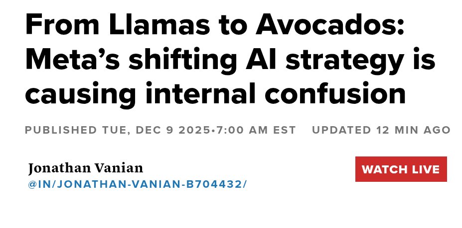 Meta avocado article