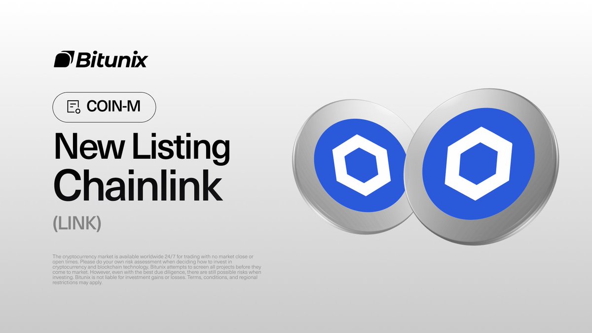 BitunixOfficial's tweet image. $LINK @chainlink is now live on Bitunix Coin-M Futures 🚀

🔥 Start trading: bitunix.com/p/1LINKcoinM