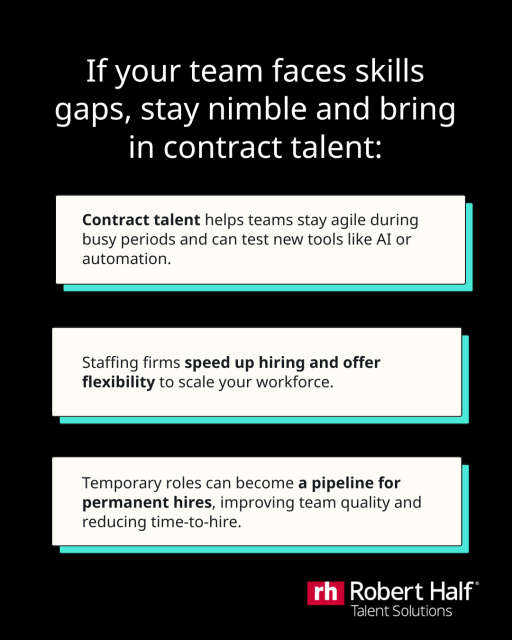 #RobertHalf Executive Director Lucy Marino outlines how teams can stay competitive by building flexibility with contract talent. If you're planning your 2026 hiring strategy, this is a must-read: rh.roberthalf.com/ujmA2