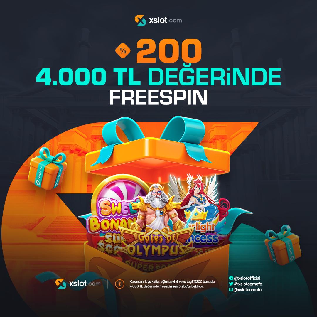 Xslotcomofc's tweet photo. 🎁 SUPER SCATTER Oyunlarına Özel!

👑 %200 Freespin Bonusu Aktif!

📌 Geçerli Oyunlar ;
✅ Gates Of Olympus Super Scatter
✅ Sweet Bonanza Super Scatter
✅ Starlight Princess Super Scatter

💬 Xslot Sosyal ➡ https://t.co/8CyiTxyj9i
📍 Güncel Giriş ➡ https://t.co/MuMHgTM2v1 https://t.co/RFyOr0oahk