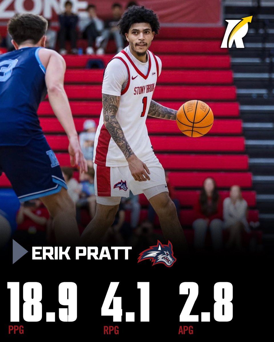 TP Update: Erik Pratt’s Transfer Portal journey has been one of constant upward movement. The 6'5 senior guard started at Texas A&amp;M, then found his scoring rhythm at Milwaukee with seasons of 12.5 and 10.6 points. Each stop added a new layer to his game.

At Stony Brook he has