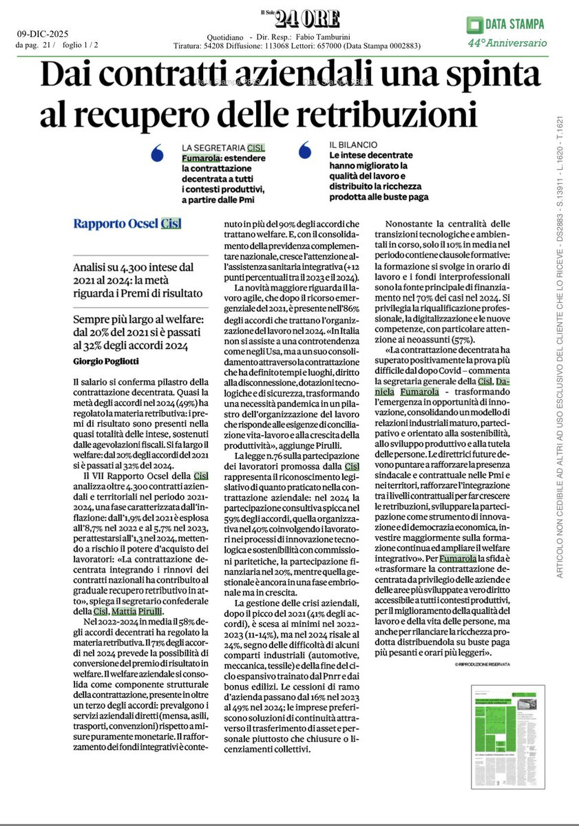 CISL Nazionale tweet media