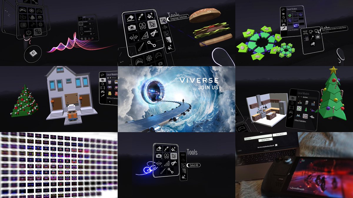 Early Christmas present for the Open Brush community. v2.13 has just been released with tons of amazing new features. Powerful plugin system, .vox and <a href="/openblocksapp/">Open Blocks</a> import, publish to <a href="/VIVERSEofficial/">VIVERSE Official</a>  and lots more. Free and open source forever!