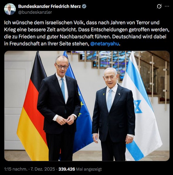 RobertJLorenz's tweet photo. Nur 1% der Weltbevölkerung befürwortet Israels grausames und vorsätzliches Verbrennen und Zerfetzen von Frauen und Kindern in Gaza ! ... Fritz ist einer von ihnen !
#Merz #Wadephul #Pistorius #Prien #Trump #Gaza #Lanz #Maischberger #Peymann #Levit #Shalicar #Klöckner #Baerbock ! https://t.co/Qnsv6yZnrz