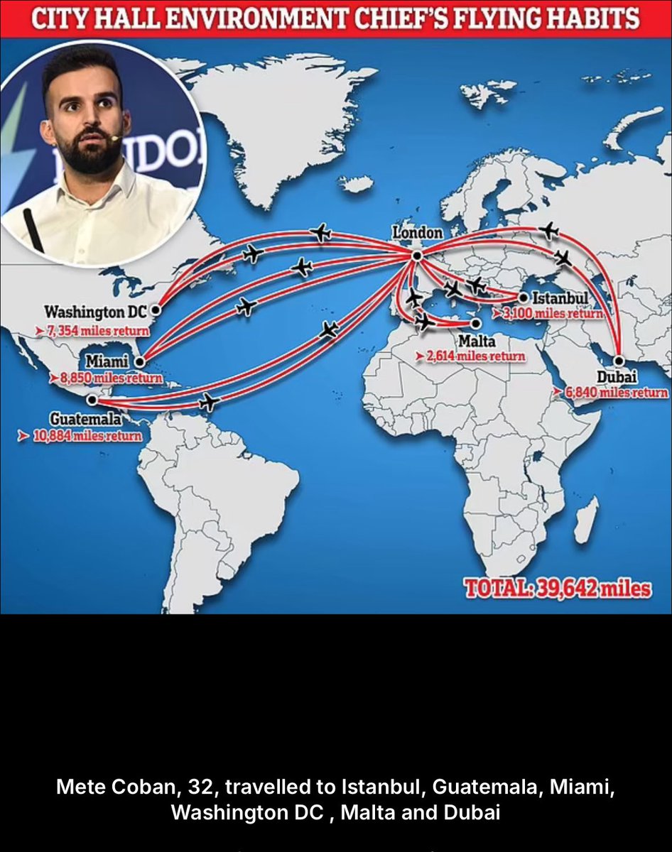 ArchieSmithSays's tweet photo. @ediz1975 Of course it’s the same person but it’s okay that he’s a hypocrite.

He can put on a slide show of all the places around the world he’s flown to for all those “poorer people” he’s talking about: that’ll cheer them up no end &amp; all will be well.

Nothing to see here. #flyingmete https://t.co/KwbyEr3bNw
