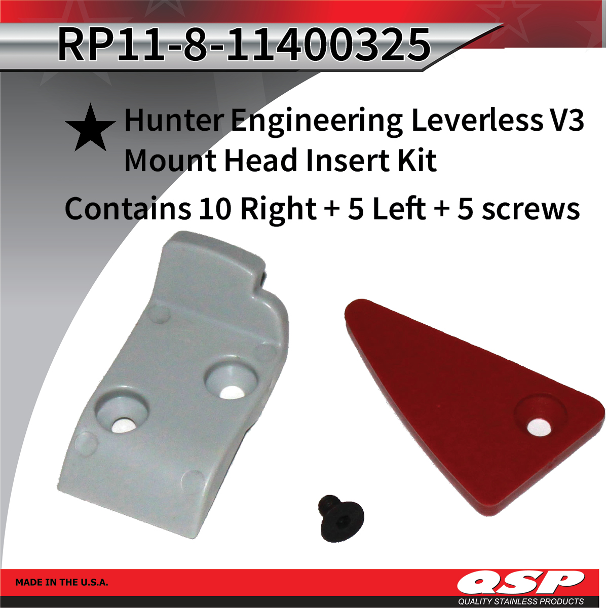QualStainlessPr's tweet photo. RP11-8-11400325
Hunter Engineering Leverless V3 Mount Head Insert Kit - Contains 10 Right + 5 Left + 5 screws
https://t.co/jlvxohjCSc https://t.co/L7YDGhlWAb