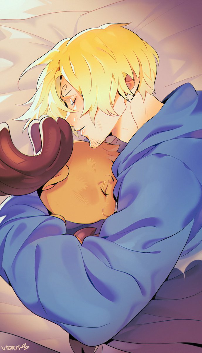 Happy birthday to an amazing fandom friend <a href="/summerofspock/">summerofspock</a> ❤️🎂 #zosan #ゾロサン🕒⚔️ 

Some cutie stuff based after her wonderful story 'Homesick' which was one of the first stories I had the honour of being involved with doing art for.♥️