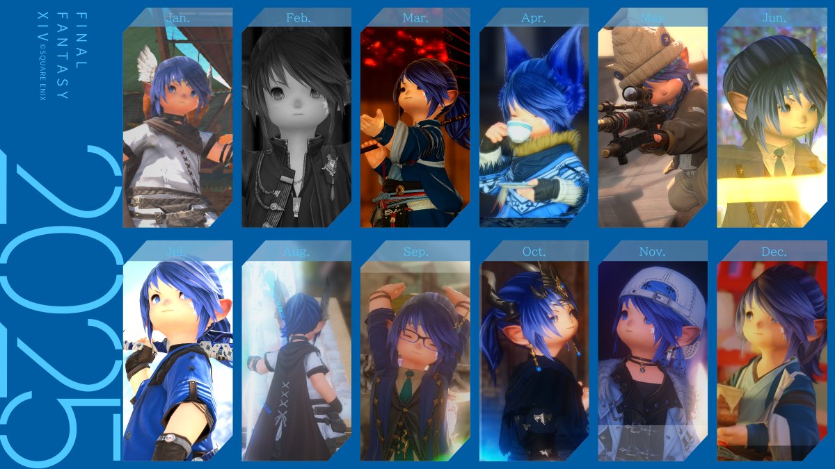 Sena's 2025 journey!
#FF14今年の12枚  #FFXIV12Months