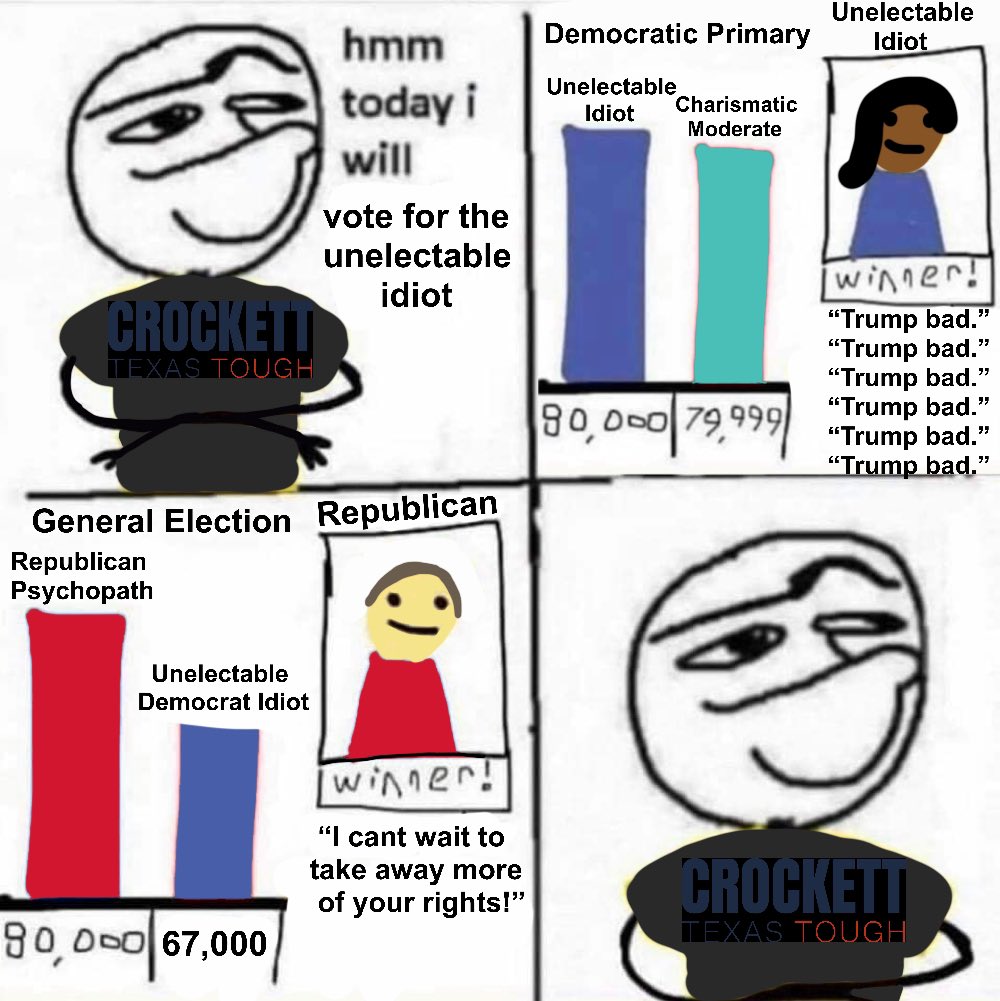 AezzieUwU's tweet image. Don’t vote for the unelectable idiot.