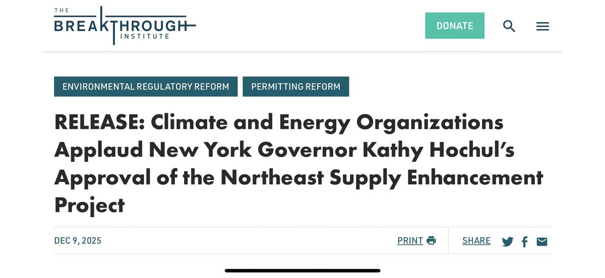 This is big! Environmental groups are throwing their support behind the newly approved natural gas pipeline in New York.

"The organizations cite the project’s potential to lower energy costs, strengthen energy reliability, and reduce emissions"