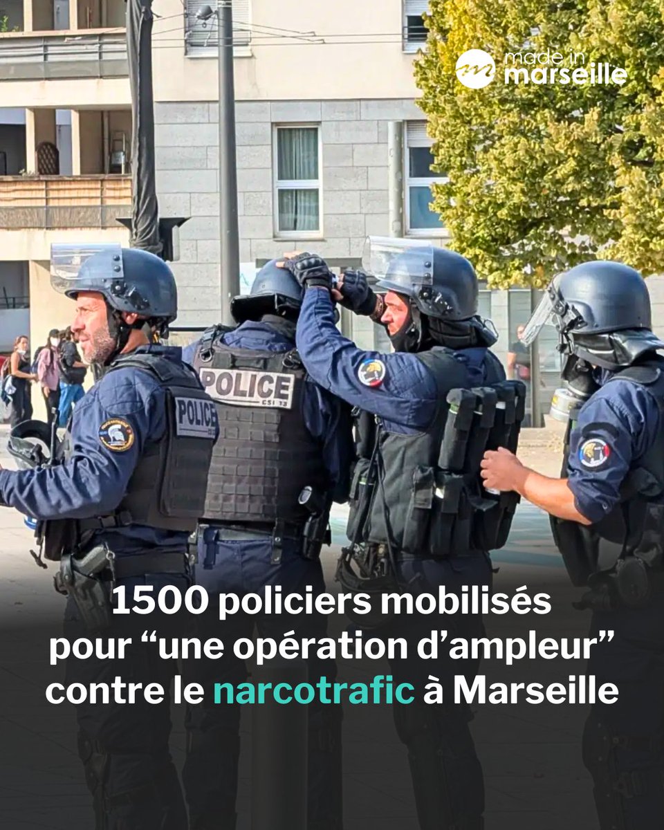 🔴 À une semaine de la visite d'Emmanuel Macron à Marseille, la police pilonne les points de deal.

➡️ madeinmarseille.net/?p=192952