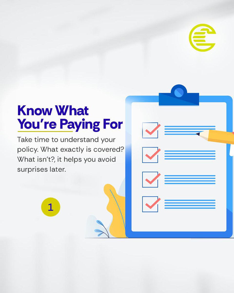 cornerstone_ng's tweet image. Here’s how to maximize your insurance benefits

#InsurancePolicy #CiCi #CornerstoneInsurancePLC #TheFutureAssured