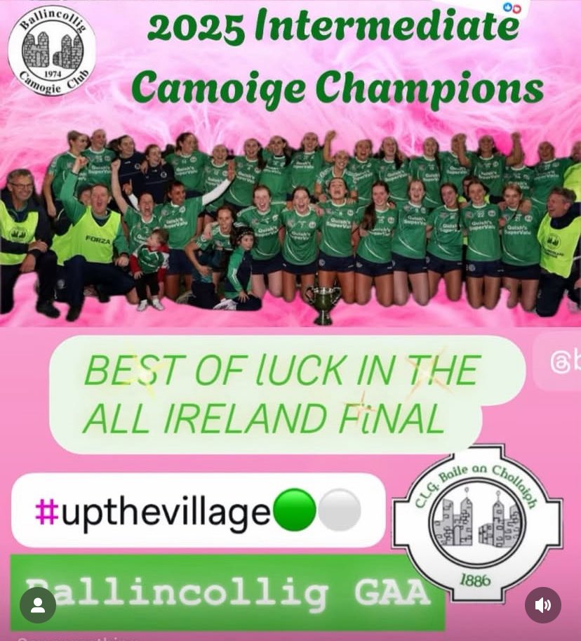 Ballincollig LGFA tweet media