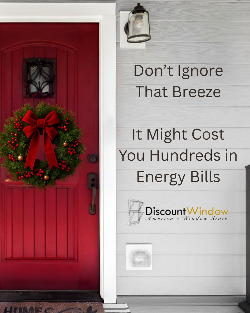Stop letting comfy heat slip out your front door. Drafty windows and doors leak cold air through tiny gaps, driving up energy bills and leaving chilly spots by your entryway. discountwindowsanddoor.com/entryway-leaks…
#HomeImprovement #HomeUpgrades #WinterReady #Windows #Doors