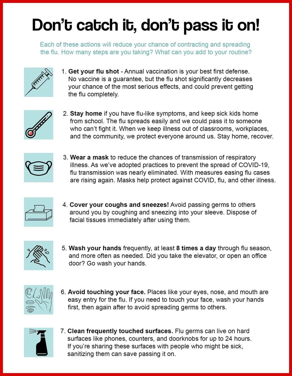 jillpromoli's tweet photo. Each action reduces your risk and risk to others. Take steps as you're able to help protect yourself and everyone you come in contact with. Stay well, all.
#ForJudeForEveryone #FluShot https://t.co/Vx72I9JHI9