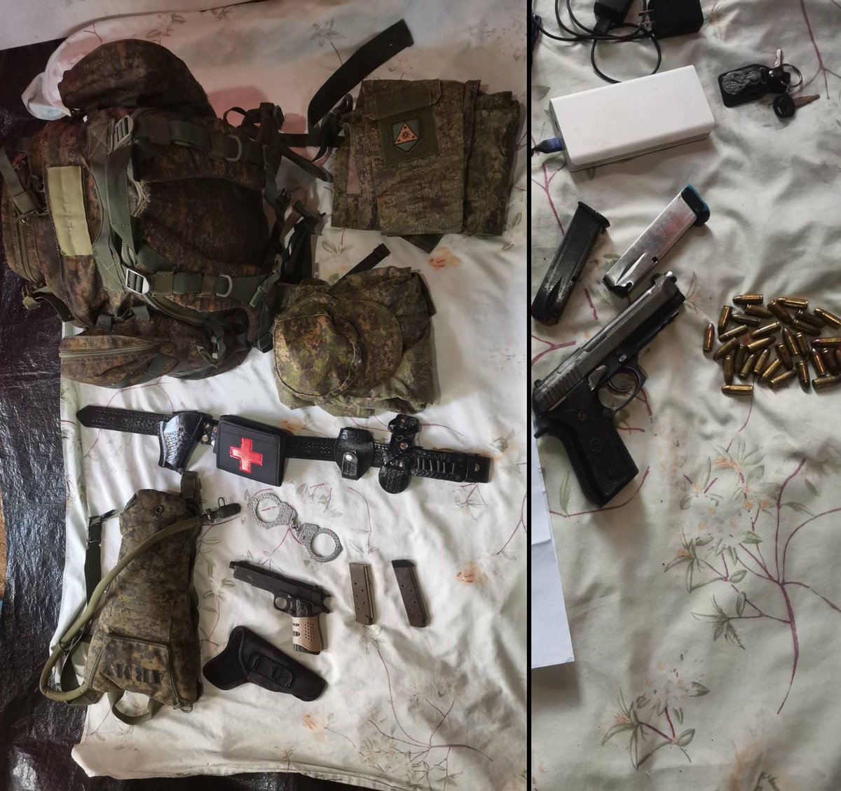 war_noir's tweet image. #Philippines 🇵🇭: “Communist Party - New People's Army” (#CPP - #NPA) killed an informant of the Philippine Army (#AFP) in #Negros Island.

As a result NPA fighters captured a Taurus PT92  pistol, M1911  pistol with threaded barrel, spare 9mm / .45 ACP mags and misc materials.