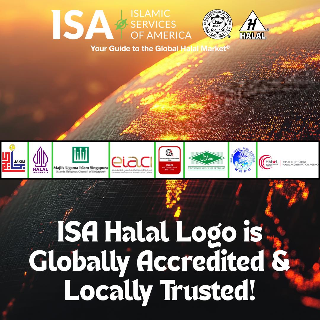 📌 ISA is globally Halal accredited by major Halal bodies like:

✅ World Halal Food Council (WHFC) 
✅ JAKIM – Malaysia
✅ CICOT – Thailand
✅ EIAC – UAE
✅ MUIS – Singapore
✅ BPJPH – Indonesia
✅ HAK – Turkey

🔗 Read more from: isahalal.com/global-halal-r…

#ISAHalal