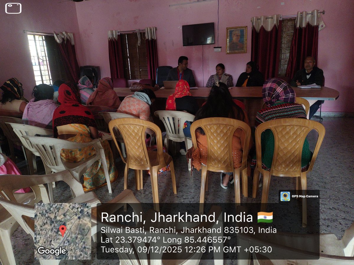 PCMGPCs's tweet photo. Data validation of MWFGP completed at Silwe GP, Namkum, Jharkhand with support from GP Mukhiya, Secretary, Block Coordinator, and line department staff.
Vishal Pd, SPC, PCMGPCs, MoPR
#MWFGP #ModelGP #PanchayatiRaj #MoPR https://t.co/MbAQNh5vX0