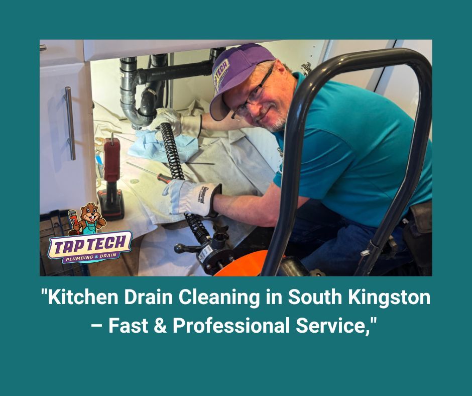 🔧 STUCK WITH A CLOGGED KITCHEN DRAIN IN SOUTH KINGSTON?
You're not alone — grease, food waste, and debris build up fast! But don't worry — Tap Tech Plumbing and Drain is here with fast, professional kitchen drain cleaning you can trust.

#kitchen drain cleaning Kingston