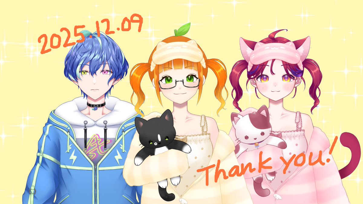 みかんの誕生日配信プログラム全て終了しました🎂 お祝いしてくれた方