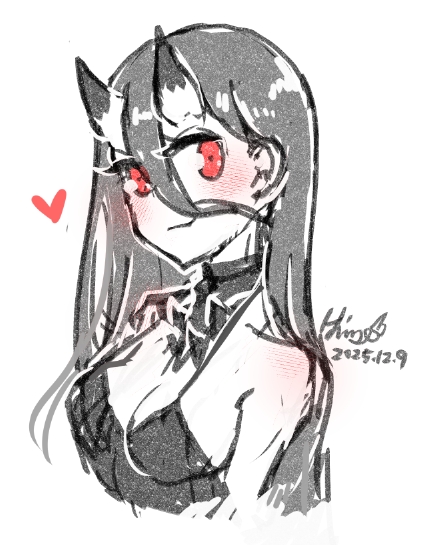 戦艦棲姫 「落書き、久しぶり(?)」|海翼(カイ ヨク)のイラスト