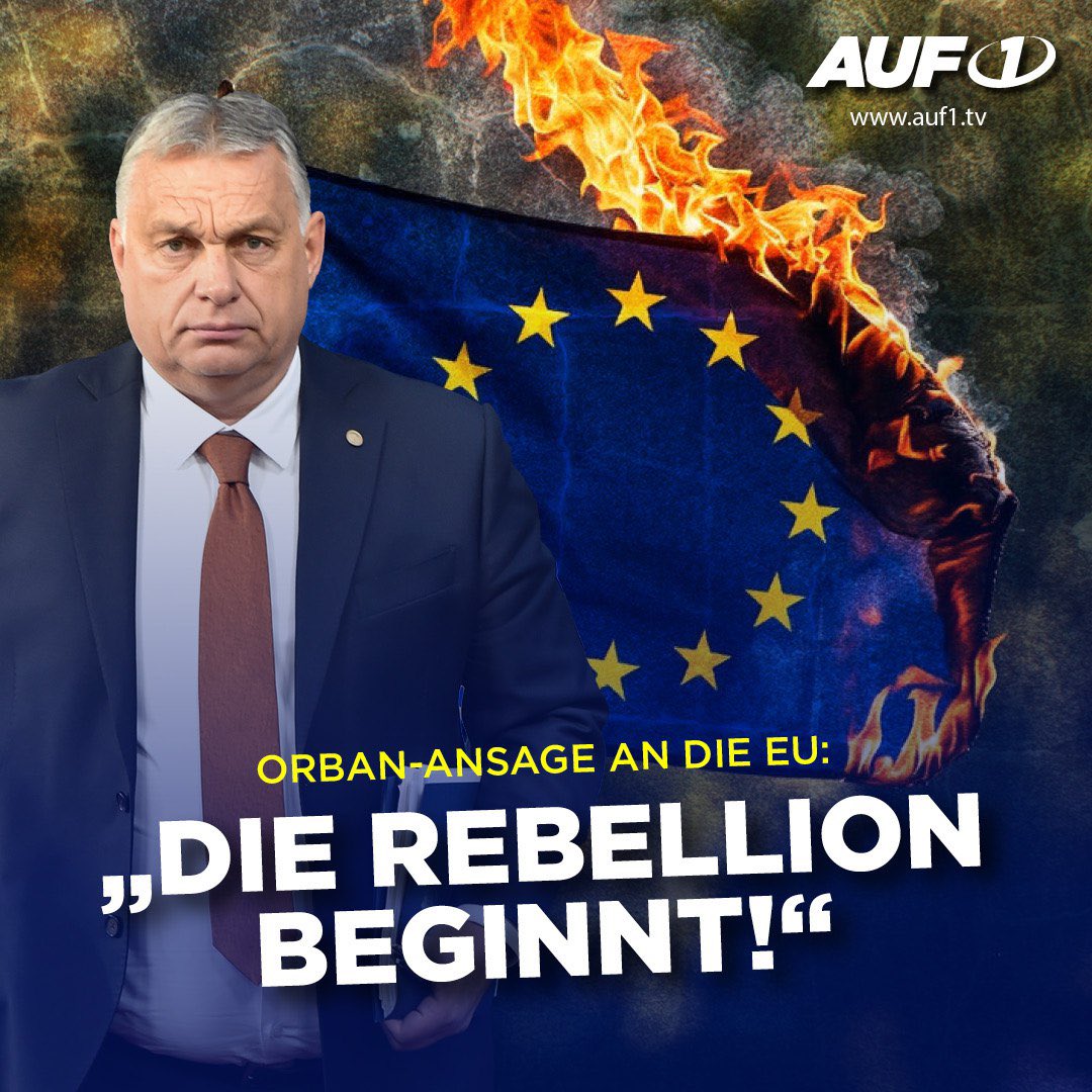 🔥 „Die Rebellion beginnt!“: Orbán wehrt sich gegen EU-Migrationspakt

Auf X stellte Ungarns Ministerpräsident Viktor Orbán klar, dass die Regierung in Budapest den EU-Migrationspakt nicht umsetzen wird. Orbán bekräftigt seine Position und macht klar, Ungarn werde sich dem Druck