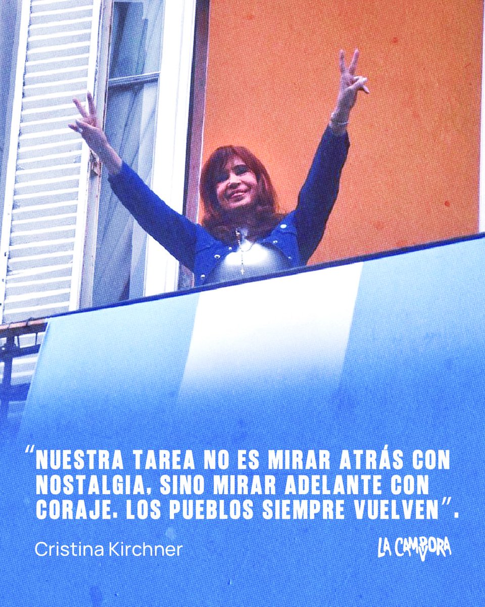 “El pueblo va a volver a ser parte de la historia aunque hagan todo lo posible por sacarle aquello que busca representarlo sin temor” - Máximo Kirchner.

— 10 años del último gobierno que se fue con una Plaza llena.
