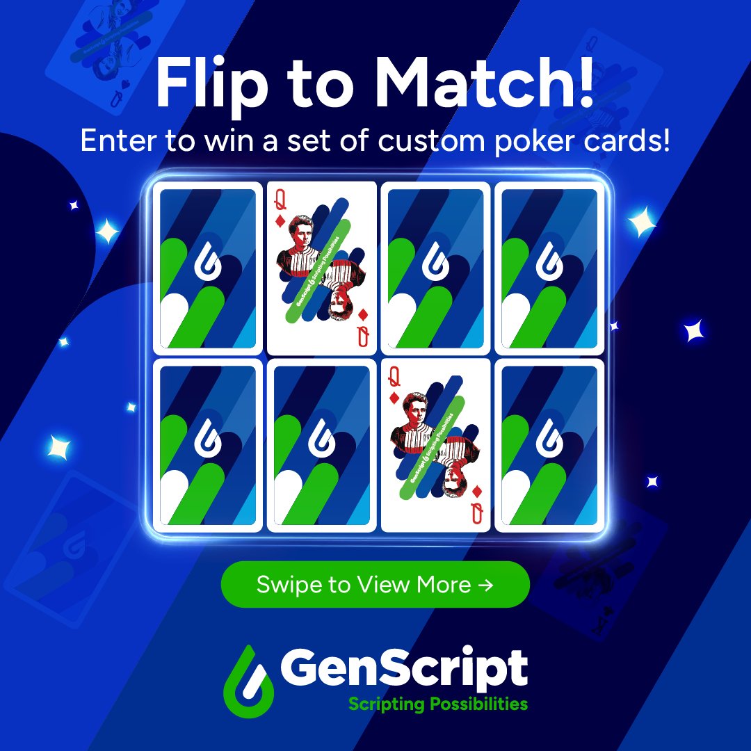 GenScript's tweet image. Honor the scientists who paved the way by playing our Memory Match Game! Winners will be entered into a 𝗣𝗼𝗸𝗲𝗿 𝗖𝗮𝗿𝗱 𝗦𝗲𝘁 giveaway, featuring pioneers whose discoveries continue to spark new possibilities.

➡️ Play Now: bit.ly/4pFJwMz

#GenScript #MemoryMatch