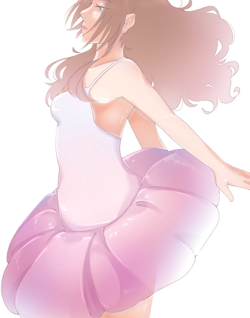 i don’t think ill ever finish this properly so have some pastel aerith 💕💕 #ff7