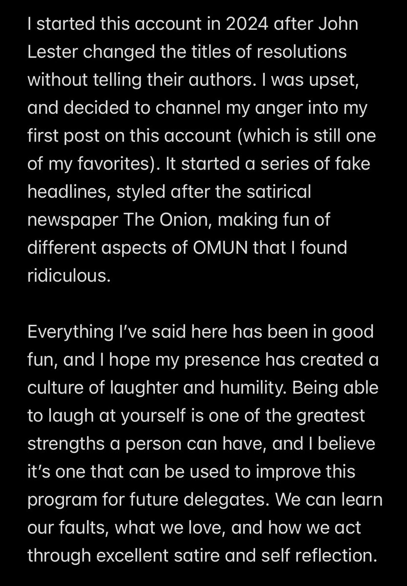 OMUN Updates tweet media