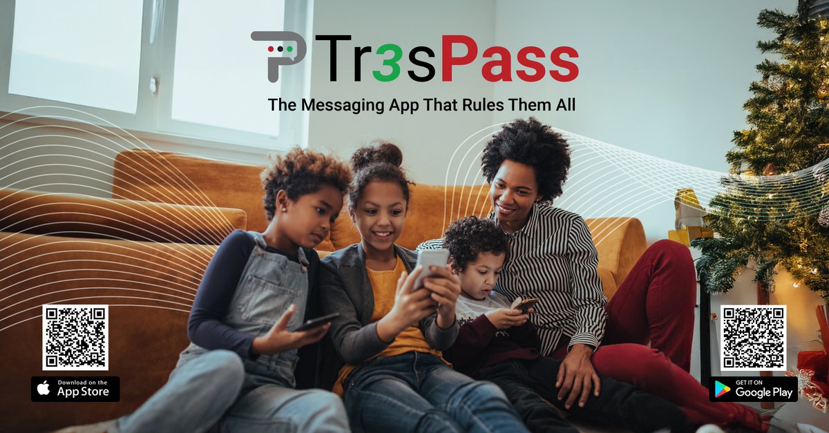 Every moment this holiday deserves complete confidence. With Tr3sPass, you'll always know exactly who you're connecting with, from family video calls to sharing holiday photos. 

Download #Tr3sPass and bring your family together with certainty this Christmas.