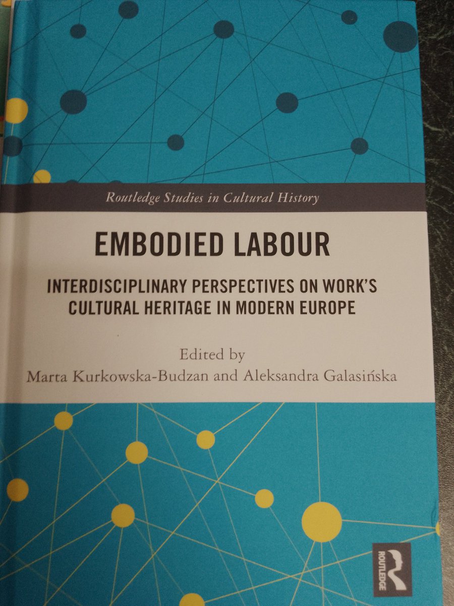 Lovely to get my contributors copy of this new <a href="/routledgebooks/">Routledge Books</a> book, Embodied Labour and to see my poem, Wodensbyri Tea Break in a book of excellent thinkers and writers