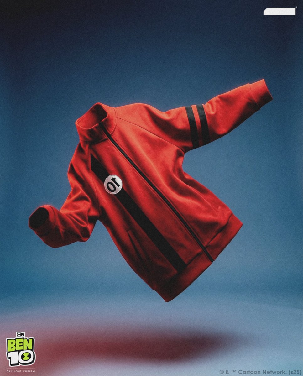 The Albedo Jacket (No. 02) launches tomorrow! Part of our Ben 10 x Daylight Curfew Collection. Advanced Reservations open at 12pm ET. daylightcurfew.com/collections/be…