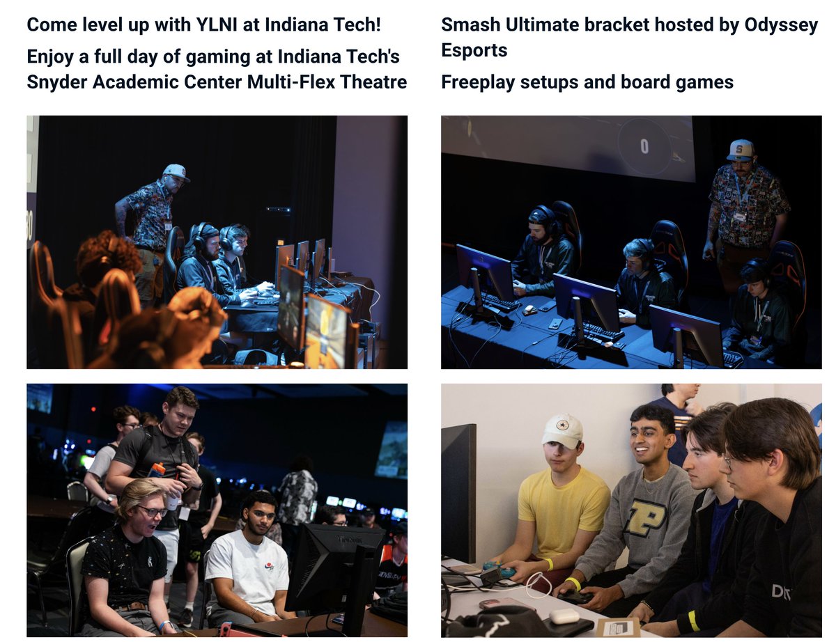 Odyssey is excited to announce an upcoming regional on Jan 31st partnered with <a href="/YLNI/">YLNI</a> hosted at Indiana Tech!

High quality regional &amp; Odyssey livestream, this event will act as a fundraiser for YLNI, an organization dedicated to supporting young leaders in Northeast Indiana!