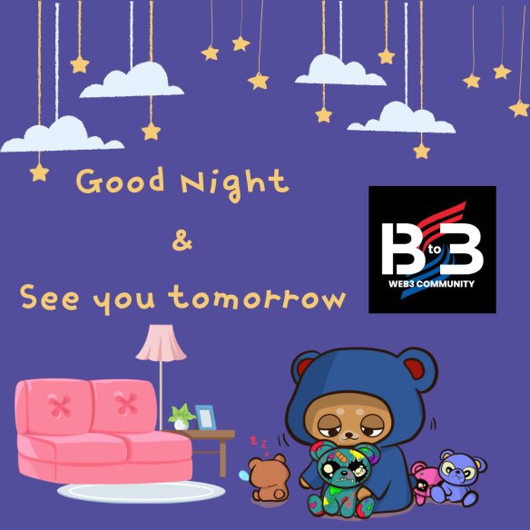 おやすみなさーい🥱 
＠B_to_3 #NFTs #Web3Community