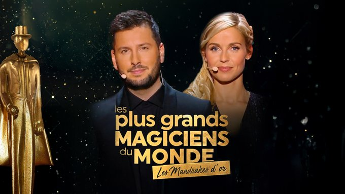 MediasFrance's tweet photo. Les plus grands Magiciens du Monde - Les Mandrakes d'Or  💫
@chachaBERMOND et @MaximeGueny

Avec pour la 1ère fois sur une scène française, Francesco Della Bona, Champion du Monde de Magie en titre mais aussi @MathieuStepson ou Celia Munoz

Jeudi 1er janvier à 21:05 sur Gulli https://t.co/fIHH8NQstk