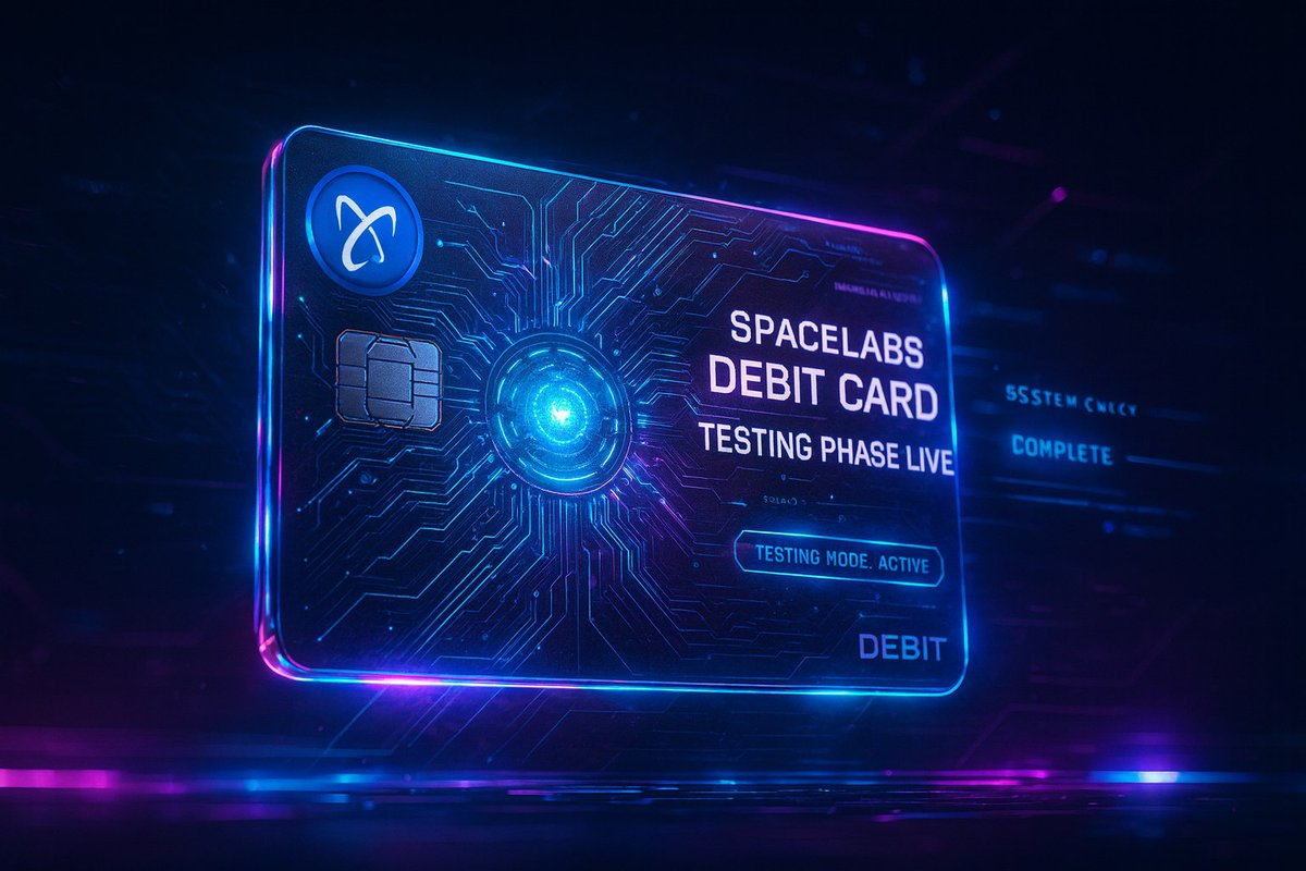 Felyx_Alpha's tweet photo. SpaceLabs debit cards are now in testing phase and that’s huge.
We’re getting closer to spending digital utility in real life, just like any normal payment card.
This is the bridge Web3 actually needs.
Excited for the launch. ⚡💳
#SpaceM #SpaceLabs #Web3 https://t.co/XrnyXOnIYL