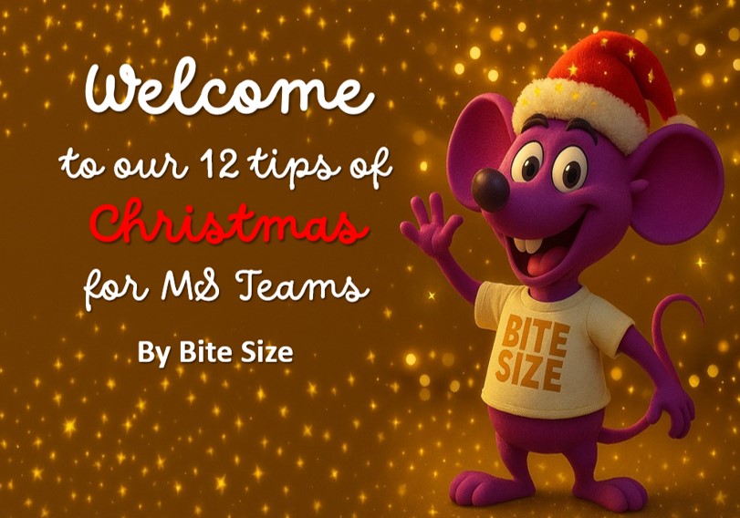 BiteSizeLtd's tweet image. Here&apos;s our 12 Tips of Christmas featuring #MicrosoftTeams - see this week&apos;s Bite Size Newsletter - conta.cc/4arsk9l

#bitesize #learningsolutions #ITTips #howto #computertips #M365 #microsoft365 #MicrosoftOffice #ITTraining #onlinecourses #HR #learninganddevelopment