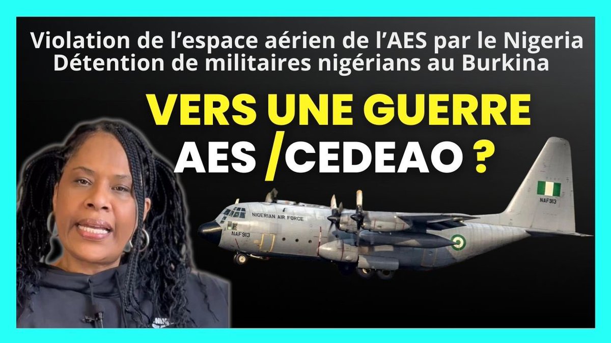 Pourquoi un avion militaire du Nigeria a-t-il violé l’espace aérien de l’AES? Qu’est-ce qui se passe au Bénin? Nathalie Yamb explique le lien entre ces événements qui occasionnent un regain de tension entre l’AES et la Cedeao. 👉🏽 youtu.be/byqrridysoI