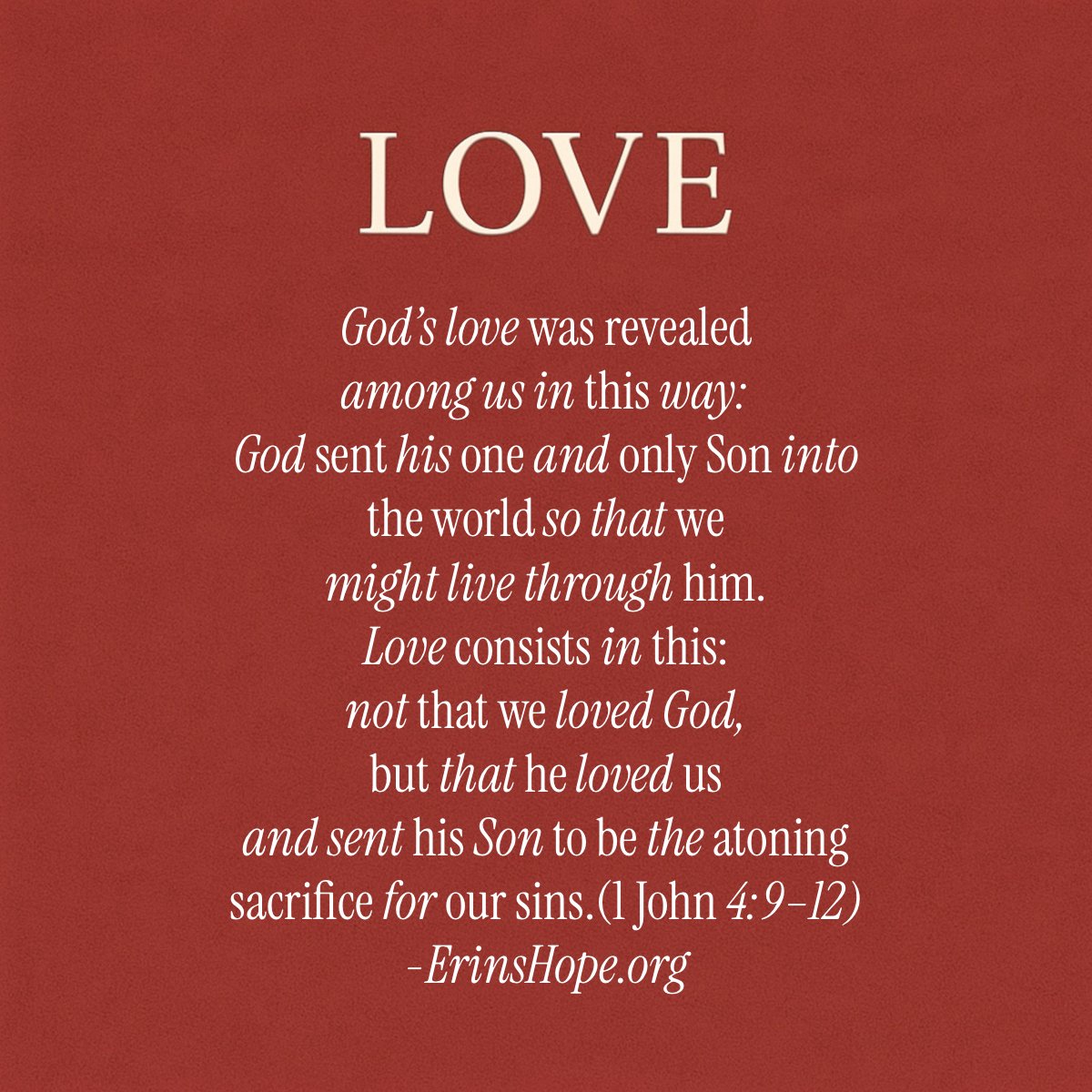 Christmas love continues as believers reflect God’s heart into the year.