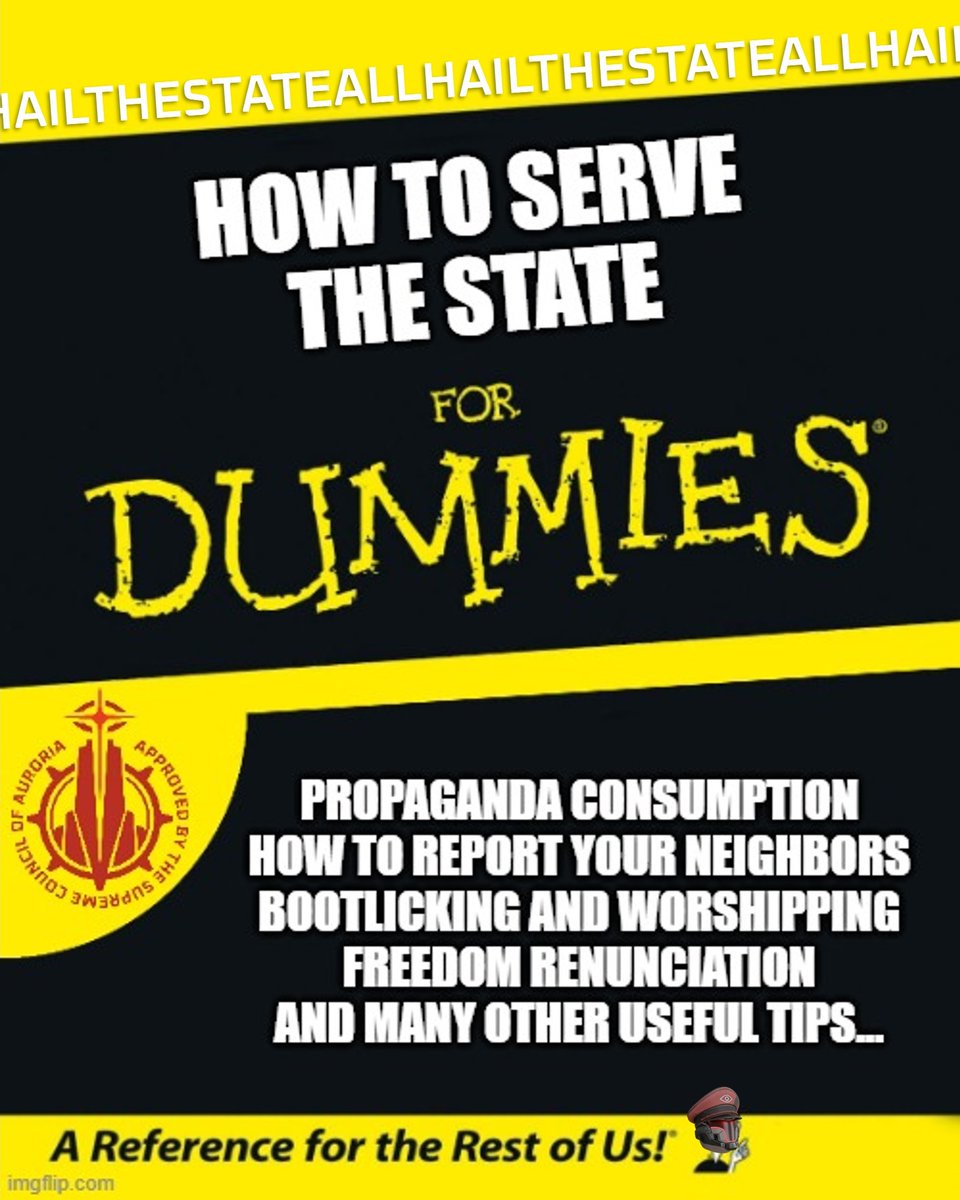 Now available in all State-Approved re-education centers.
#JoinTheStateTuesday